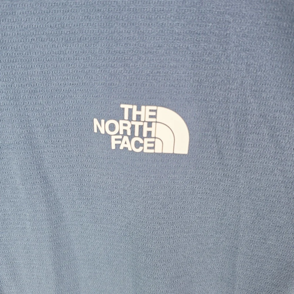 The North Face Men Blue 2XL Ambition 1/4 Zip Pullover Lightweight Flashdry Logo